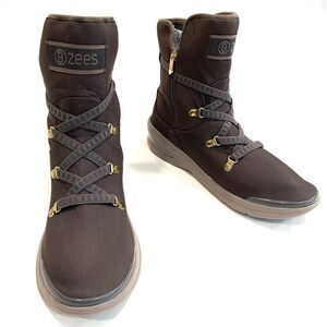 BZEES Ricky Stretch Lace Up Boots (Sz 41)